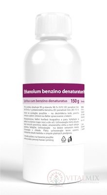VULM Ethanolum Benzino denaturatum Ph.Eur. (Spiritus cum Benzino denaturatus) 1x150 g