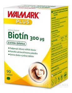 WALMARK Biotin 300 mikrogramů tbl 1x90 ks
