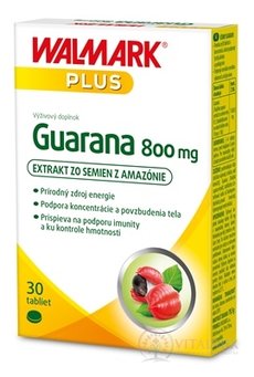 WALMARK Guarana 800 mg (inů. Obal 2019) tbl 1x30 ks