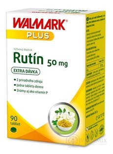 WALMARK Rutin 50 mg (inů. Obal 2019) tbl 1x90 ks
