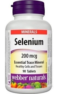 Webber Naturals Selen 200 mcg tbl 1x90 ks