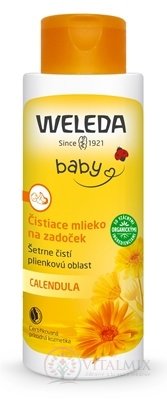 WELEDA baby NECHTÍKOVÉ Čistící mléko na zadeček 1x400 ml
