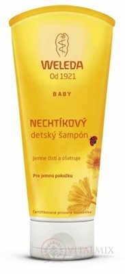 WELEDA Měsíčkový dětský šampon (Calendula Babywash &amp; Shampoo) 1x200 ml