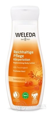 WELEDA RAKYTNÍK Tělové mléko energizující, 48h hydratace 1x200 ml