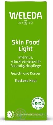 WELEDA Skin Food Light, BIO krém na obličej a tělo (inov. 2023) 1x30 ml