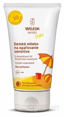 WELEDA SUN Dětské mléko na opalování SPF 30 sensitiv (Edelweiss Sonnenmilch) 1x150 ml