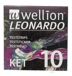 Wellion LEONARDO KET Proužky testovací (1 balení) 1x10 ks