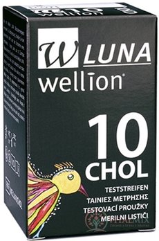 Wellion LUNA CHOL testovací proužky k přístroji LUNA 1x10 ks