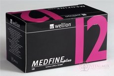 Wellion MEDFINE plus Penneedles 12 mm jehla na aplikaci inzulínu pomocí pera 1x100 ks
