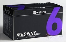 Wellion MEDFINE plus Penneedles 6 mm jehla na aplikaci inzulínu pomocí pera 1x100 ks