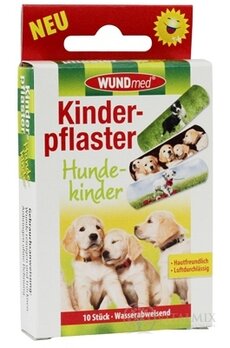 WUNDmed Flexibilní náplast pro děti Pejsci 1x10 ks