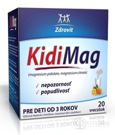Zdrovit KidiMag sáčky 1x20 ks