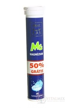 Zdrovit magnézium 50% grátis tbl eff (šumivé tablety) 1x20 ks