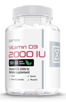 Zerex Vitamin D 2000 IU tbl 1x60 ks