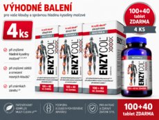ENZYCOL DNA  4x 100+40CPS VÝHODNÉ BALENÍ
