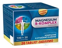 Magnesium B-komplex Glenmark tbl 100 + 20 ks zdarma