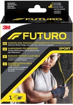 3M FUTURO SPORT bandáž na zápěstí střední opěra, (09033) 1x1 ks