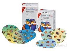 3M Opticlude Boys &amp; Girls Mini oční náplast 5x6 cm, dětský motiv, ortoptické, k léčbě strabismu 1x30 ks