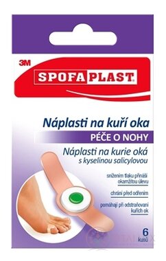 3M Spofaplast č.183 Náplast na kuří oka (inů. 2020) 1x6 ks