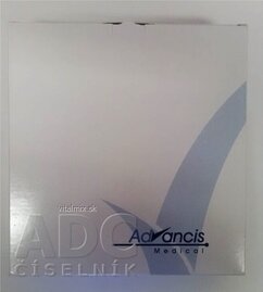 ADVAZORB krytí na rány hydrofilní pěnové 12,5x12,5 cm, 1x10 ks