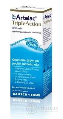 Artelac TripleAction oční kapky 1x10 ml