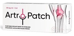 Artro-Patch Implantát na bázi HA 90 mg/3 ml v předplněné injekční stříkačce, na náhradu synoviální tekutiny (30 mg/ml) 1x3 ml