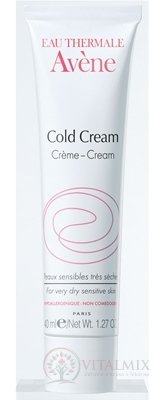 AVENE COLD CREAM krém na velmi suchou citlivou pokožku 1x40 ml