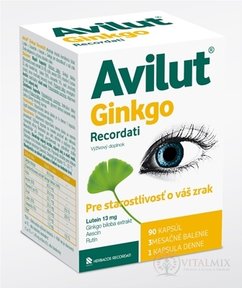 AVILUT Ginkgo Recordati cps 1x90 ks