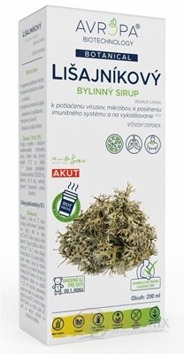 AVROPA Lišejníkový bylinný sirup 1x200 ml