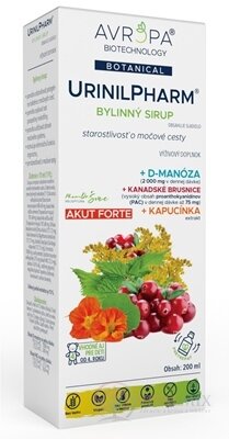 AVROPA UrinilPharm bylinný sirup 1x200 ml
