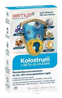 BARNY'S KOLOSTRUM s beta-glukany + dárek cps 1x30 ks + dárek 1ks, 1x1 set