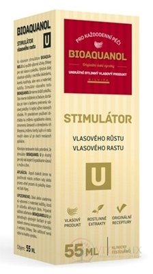 BIOAQUANOL U stimulátor vlasového růstu 1x55 ml