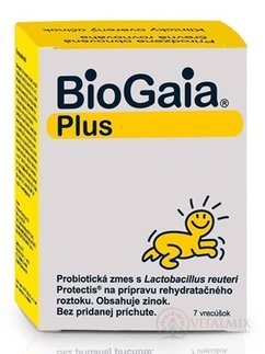 BioGaia Protecta Plus prášek pro přípravu perorálního rehydratační roztok 1x7 ks