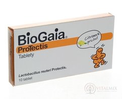 BioGaia Protecta žvýkací tablety citronová příchuť 1x10 ks