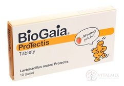 BioGaia Protecta žvýkací tablety jahodová příchuť 1x10 ks