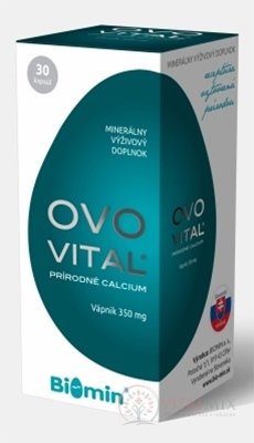 BIOMIN OVOVITAL přírodní CALCIUM cps 1x30 ks