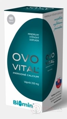 BIOMIN OVOVITAL přírodní CALCIUM cps 1x60 ks