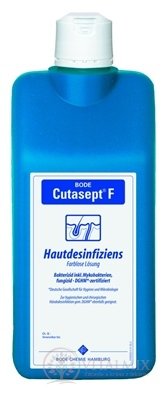 BODE Cutasept F bezbarvý alkoholový dezinfekční prostředek na kůži 1x1000 ml