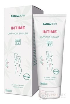 Cannaderm intimní mycí emulze pro intimní hygienu 150 + 50 zdarma (200 ml)