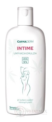 Cannaderm intimní mycí emulze pro intimní hygienu 150 + 50 zdarma (200 ml)