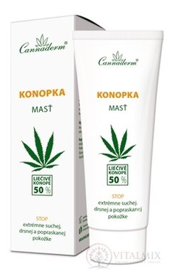 Cannaderm Konopka mast Promašťující (inov.16) 1x75 g