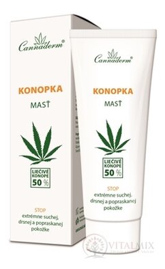 Cannaderm Konopka mast Promašťující (inov.16) 1x75 g