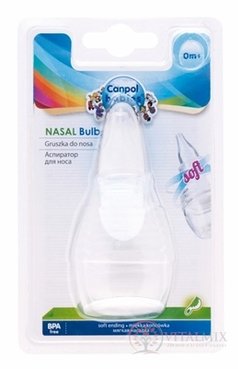 Canpol Babies Nosní odsávačka soft, silikonová, 1x1 ks