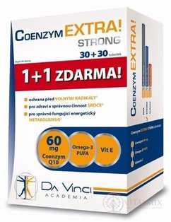 COENZYM EXTRA STRONG 60mg - DA VINCI cps 30 + 30 zdarma (60 ks)