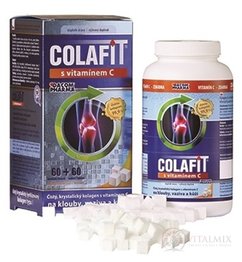 COLAFIT s vitamínem C kostky 60 ks + tbl 60 ks, 1x1 set