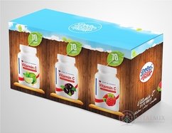 Dobré z SK Vitamin C Výhodné balení tbl 200 mg (příchuť: malina + acai + limetka) 3x70 ks (210 ks)