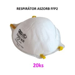 RESPIRÁTOR ASZORB FFP2 20ks 