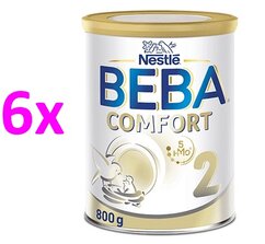 BEBA COMFORT 2, 5HMO, pokračovací kojenecké mléko, 800 g, 6ks