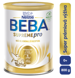 BEBA SUPREMEpro 1, 6 HMO, počáteční kojenecké mléko, 800 g