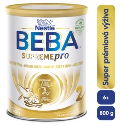 BEBA SUPREMEpro 2, 6 HMO, pokračovací kojenecké mléko, 800 g